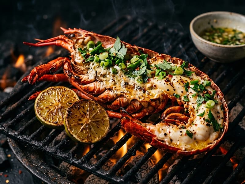 กุ้งล็อบสเตอร์ย่าง