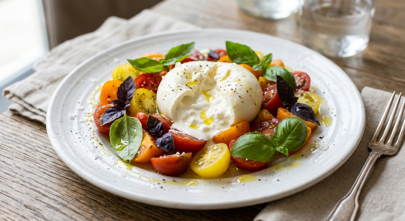 Burrata with Tomatoes