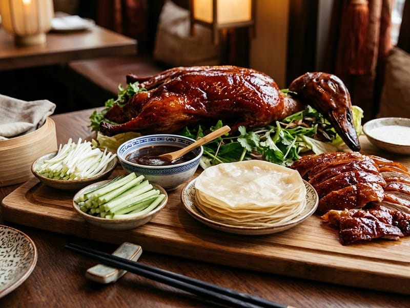 Peking Duck Pancakes