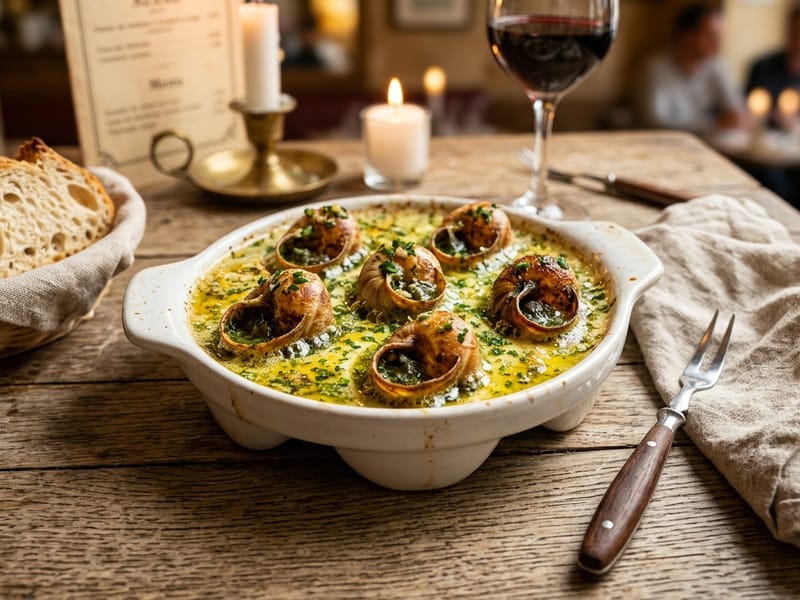 Escargots au Beurre Persillé