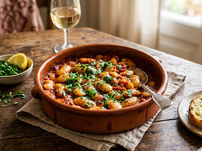 Gigantes Plaki (Baked Giant Beans)