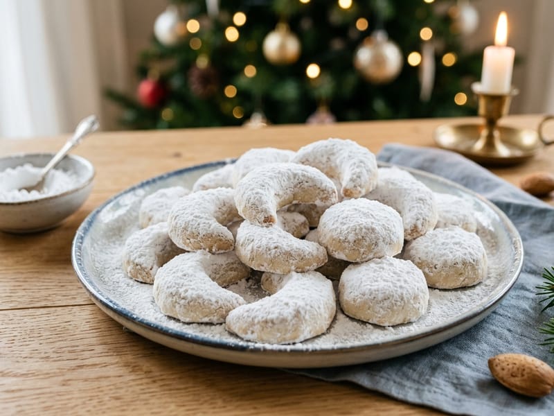 Kourabiedes (Almond Shortbread)
