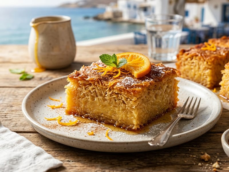 Portokalopita (Orange Phyllo Cake)