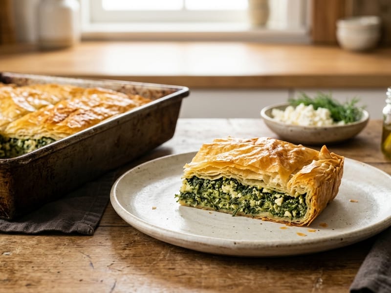 Spanakopita (Spinach & Feta Pie)