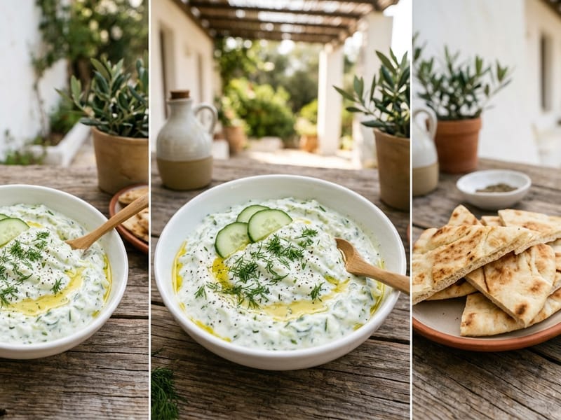 Tzatziki (Salsa di Yogurt e Cetriolo)