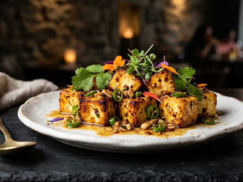 Butter Garlic Chilli Paneer (Modern)