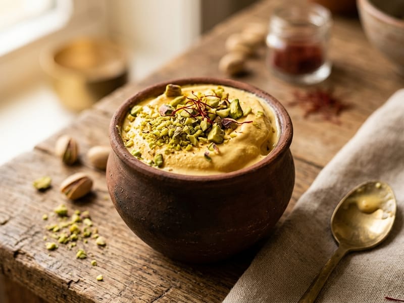 Saffron & Pistachio Kulfi