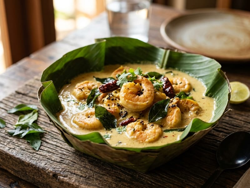 Caril de Peixe ou Camarão Malabar