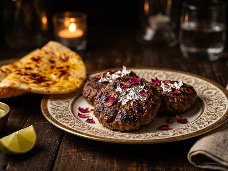 Smoked Lamb Galouti Kebab