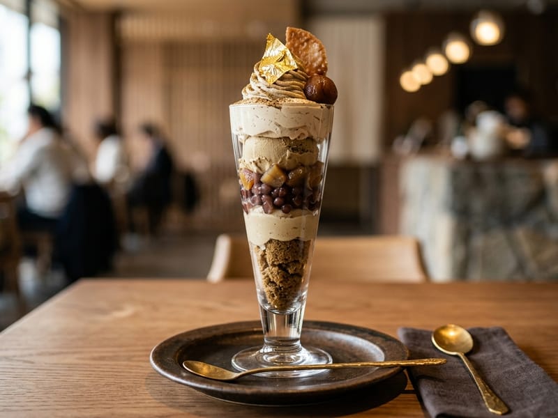 Hojicha Parfait