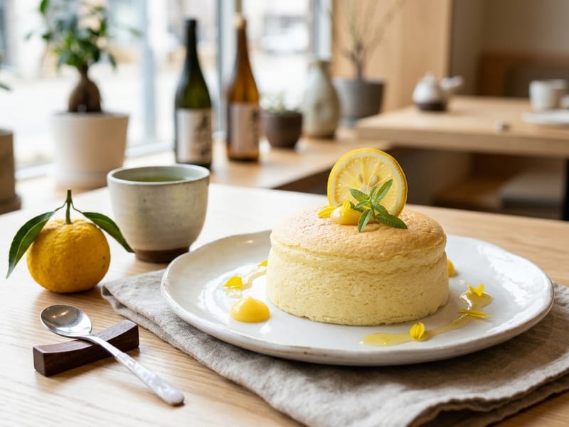 Yuzu Cheesecake or Yuzu Soufflé
