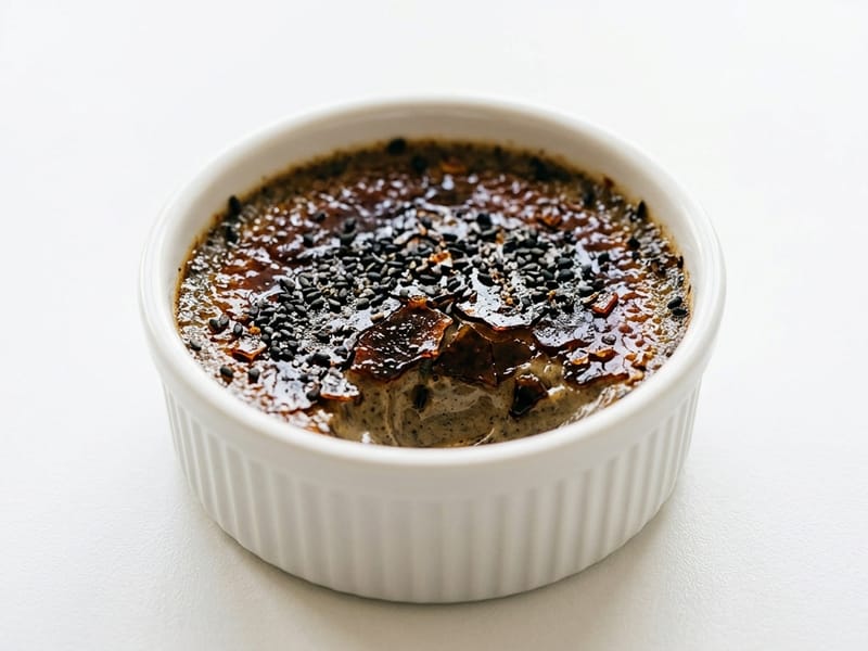 Black Sesame Crème Brûlée