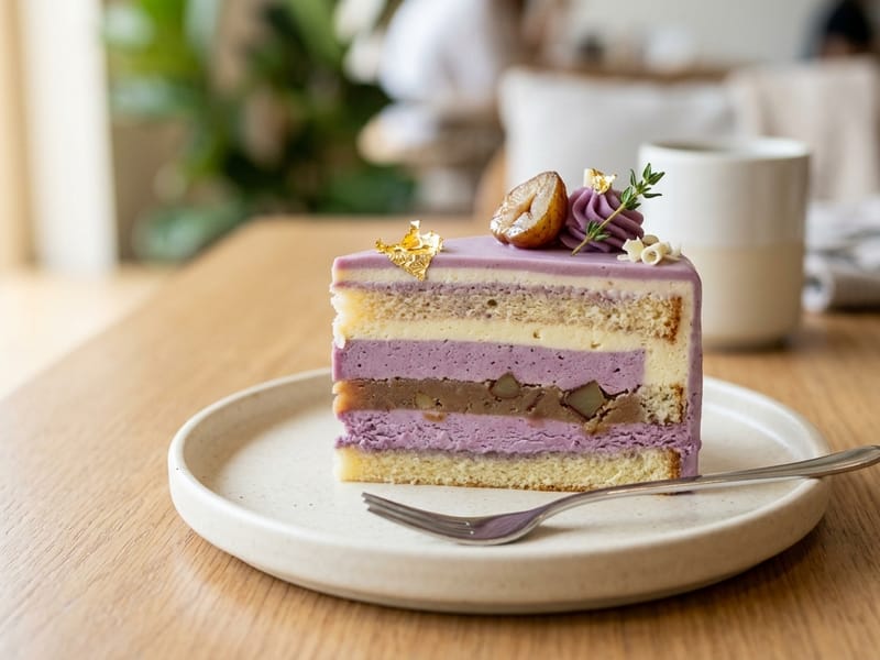 サツマイモムースケーキ