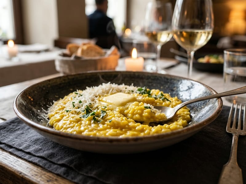 Risotto alla Milanese con Ossobuco