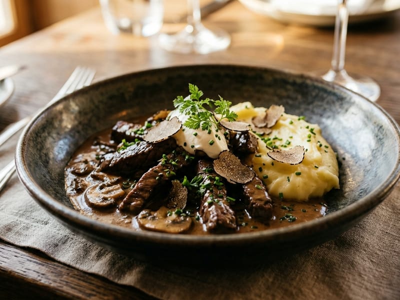 Beef Stroganoff (Luxury Version)