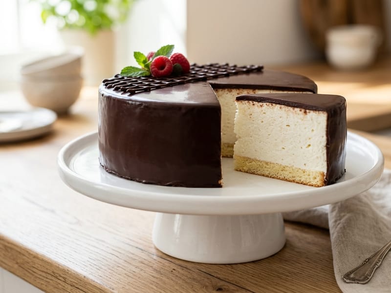 Bird's Milk Cake (Ptichye Moloko)