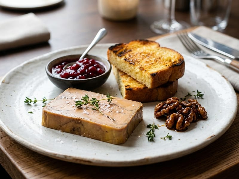 Lingonberry ile Foie Gras ve Ördek Pâtési