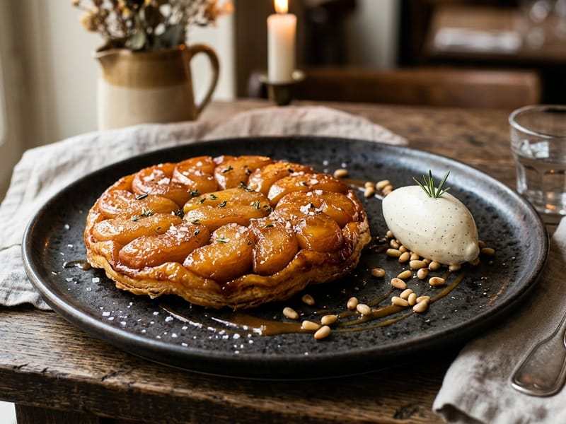 Tarte Tatin aux Pommes Caramel Salé
