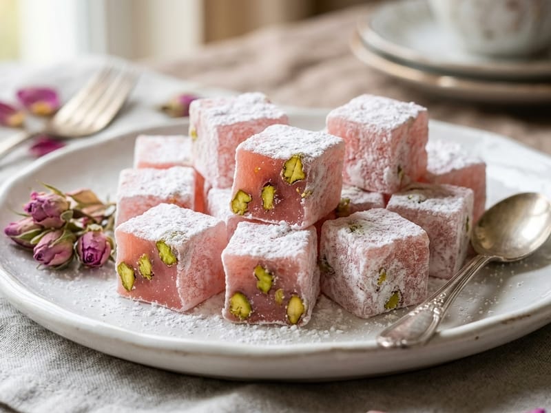 Güllü Lokum (Premium Turkish Delight)