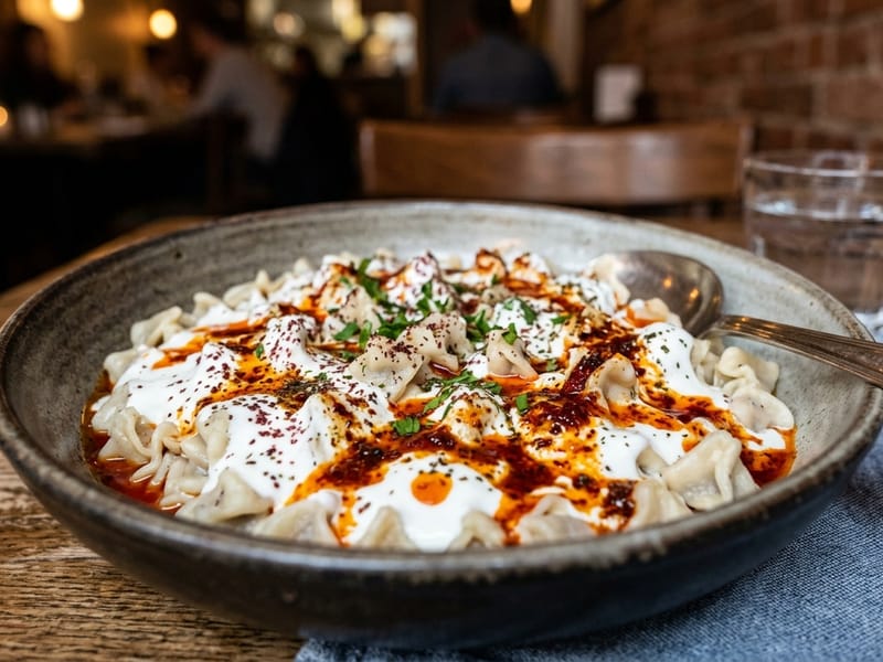 Manti (Turkish Dumplings)