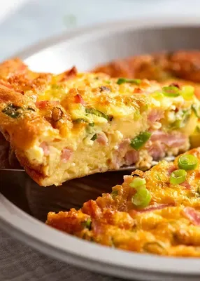Ham & Cheese Quiche